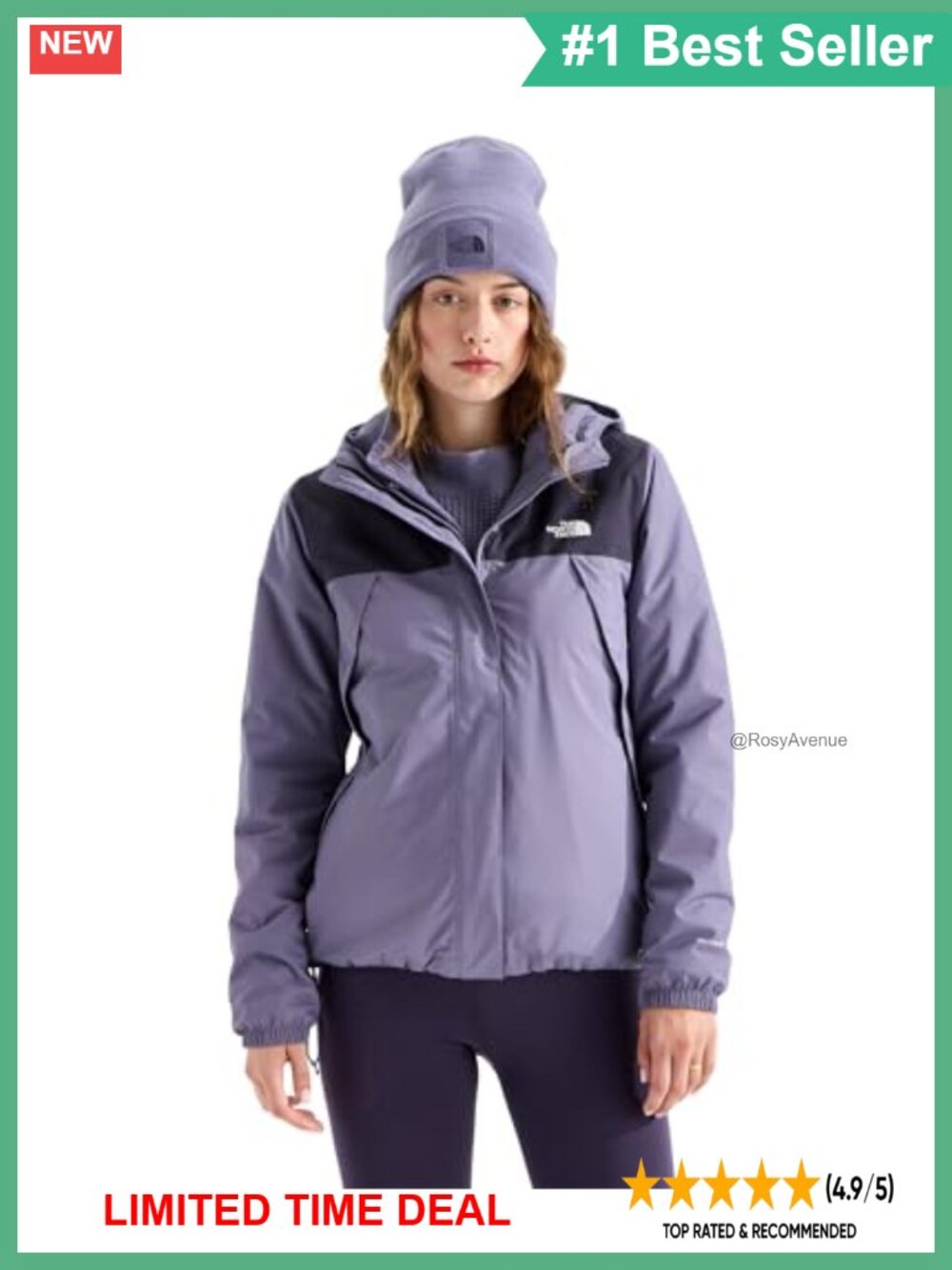 The North Face Antora Triclimate Waterproof Shell Fleece Liner Jacket
